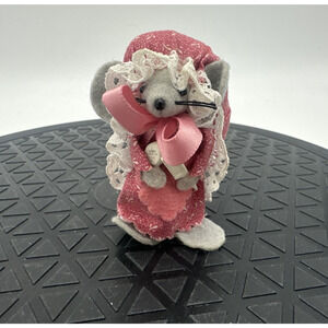Vintage Handmade Decorative Trinket Mouse
